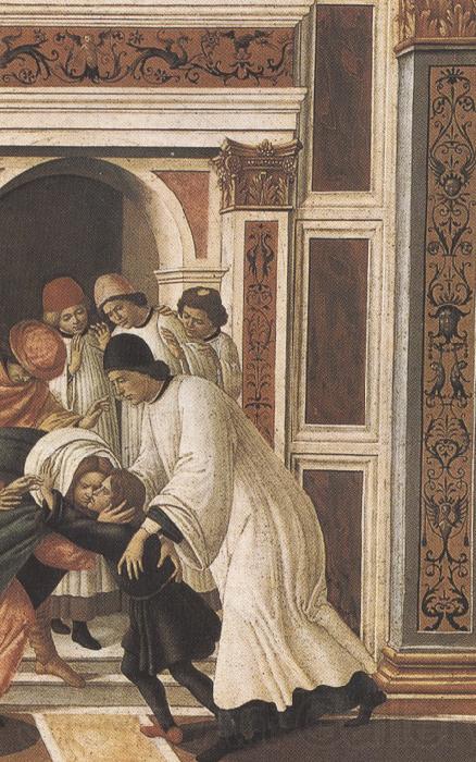 Sandro Botticelli Stories of St Zanobius (mk36) France oil painting art